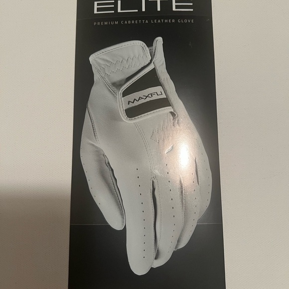 NWT Maxfli Elite Premium Cabretta Leather Glove Size XL Men's CADET LEFT (G1) - Picture 1 of 3